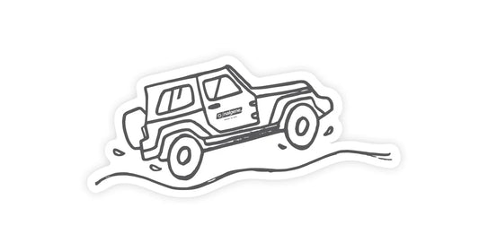 Nalgene Jeep Sticker - Dishwasher Safe - UV Coated - Made in USA